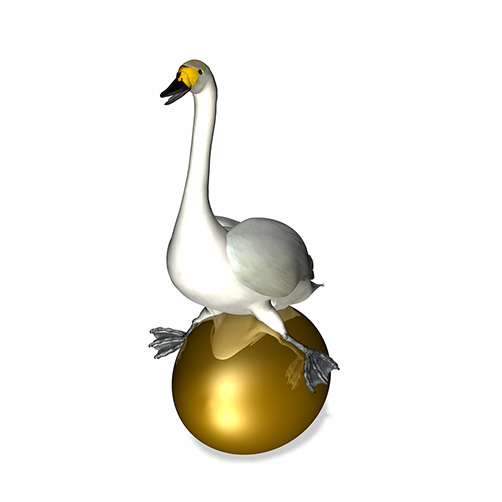 the magic of indexed universal life goose sitting on golden egg image